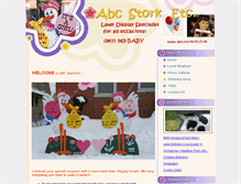 Tablet Screenshot of abcstorksetc.com